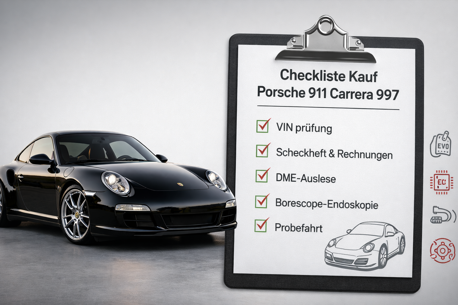 Checkliste Kauf Porsche 911 Carrera 997