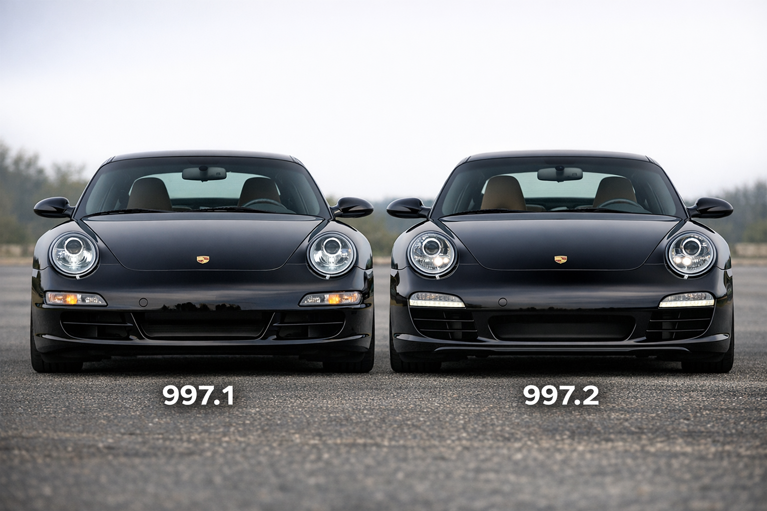 Porsche 911 997.1 vs. 997.2