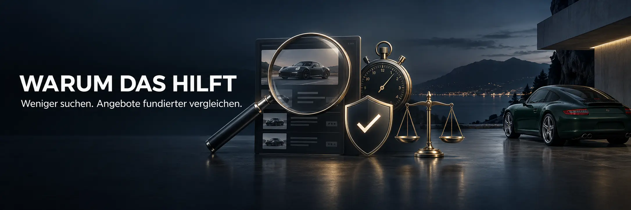 Porsche-Angebote schneller finden und fundiert vergleichen
