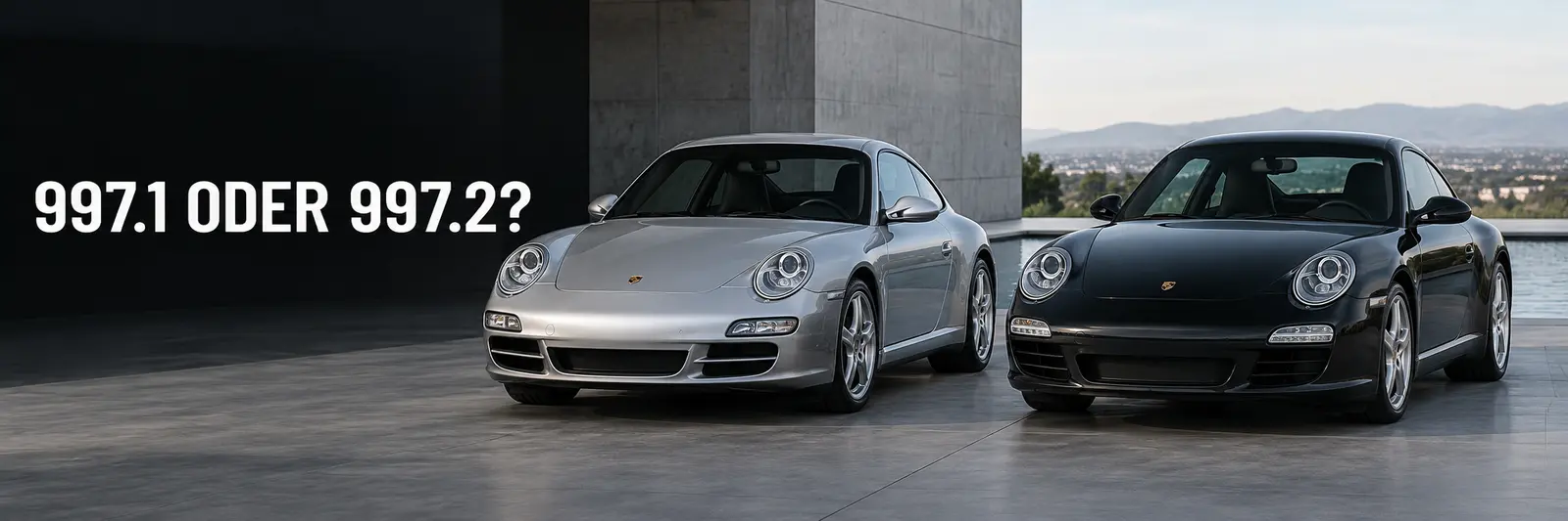 Porsche 911 Carrera 997.1 und 997.2 im Vergleich