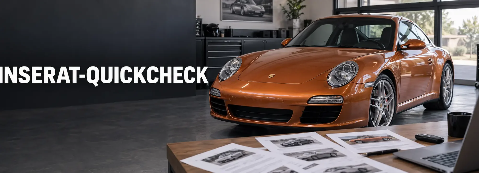 Oranger Porsche 911 Carrera 997 - Inserat-Quickcheck und Preisnotizen